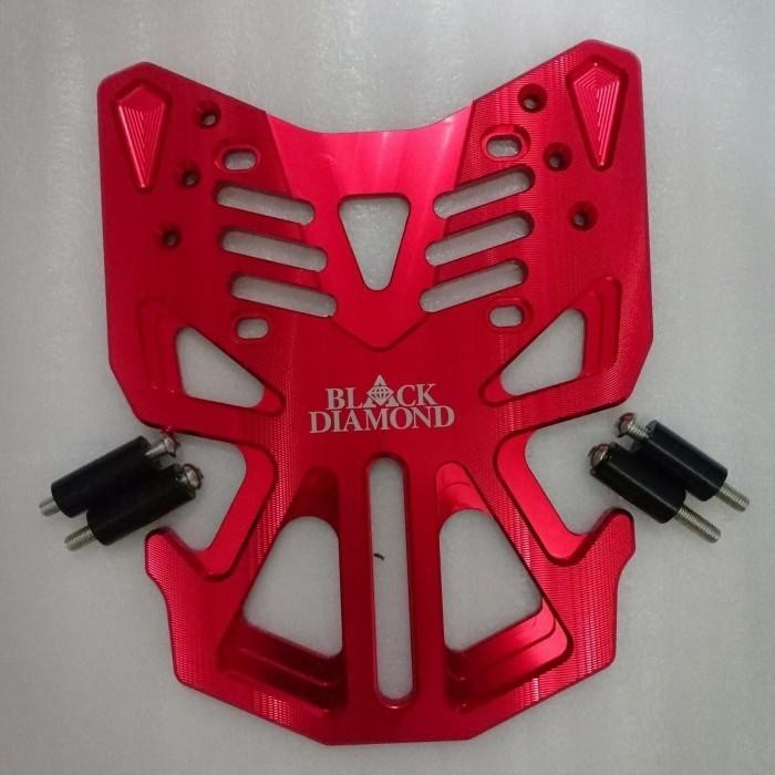 Breket Box Nmax Full Cnc Black Diamond #Gratisongkir