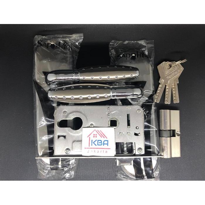 Kunci Pintu Rumah Ukuran KECIL NICOLE / Handle Pintu Kecil + Body