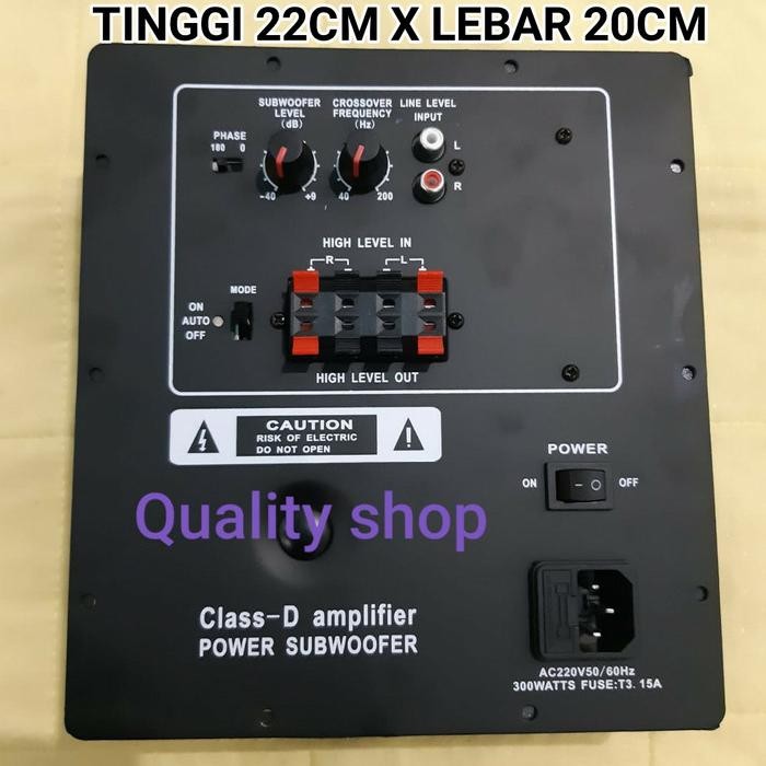 power kit subwoofer class d