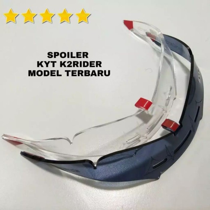 (Allthebest) Spoiler KYT k2 rider / Spoiler helm KYT K2R / spoiler KYT R10 /