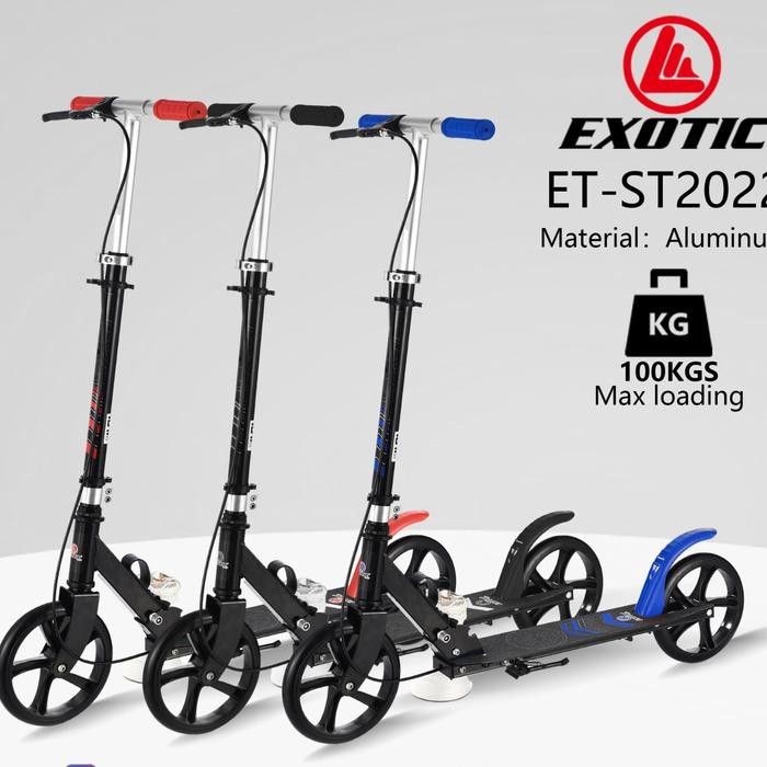 Scooter Alloy ET - ST 2022 Roda Besar Skuter Exotic