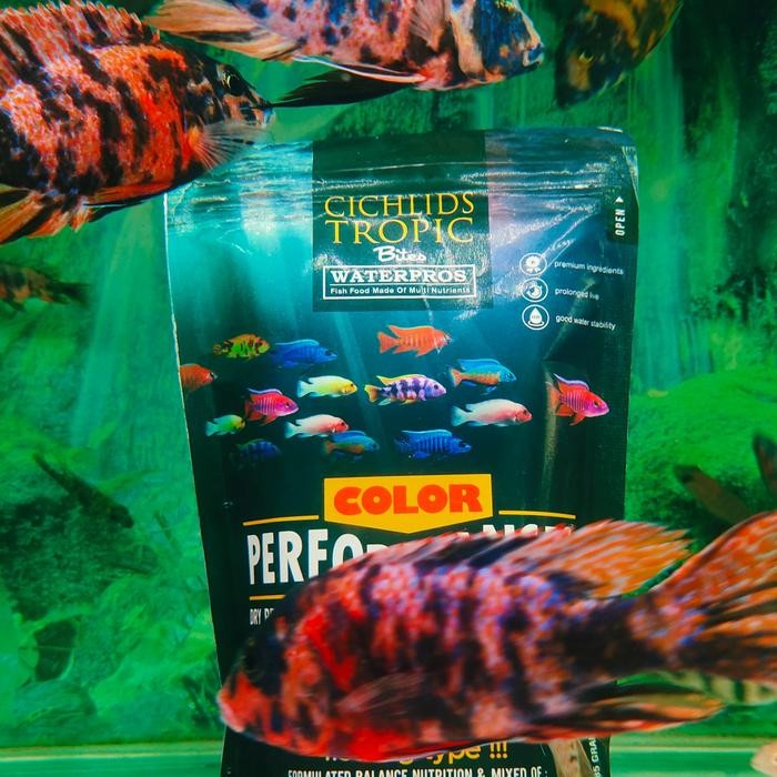 PELET IKAN CICHLID WATERPROS PERFORMANCE 75GR