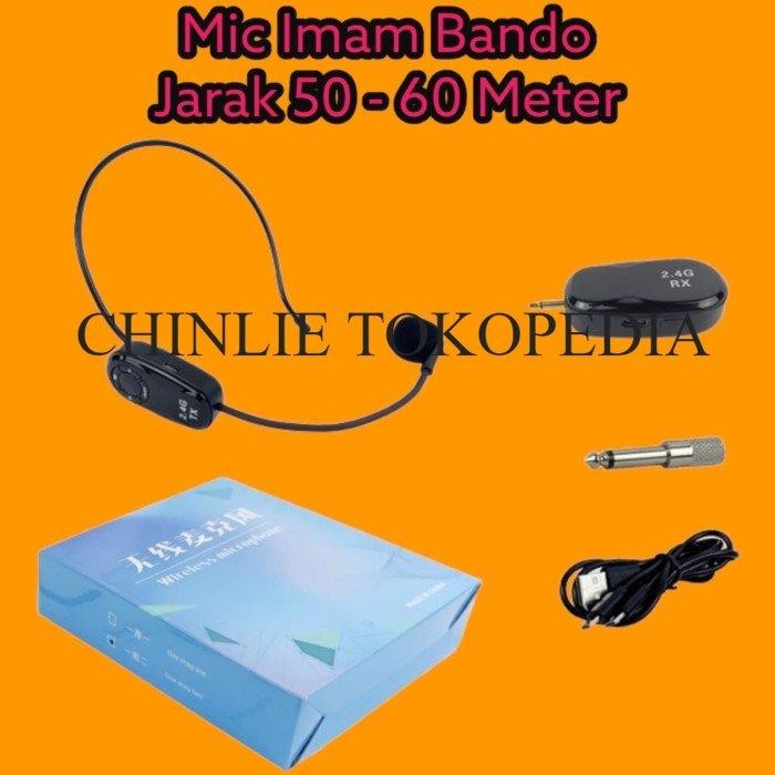 MIC WIRELESS BANDO CLIP ON IMAM MASJID