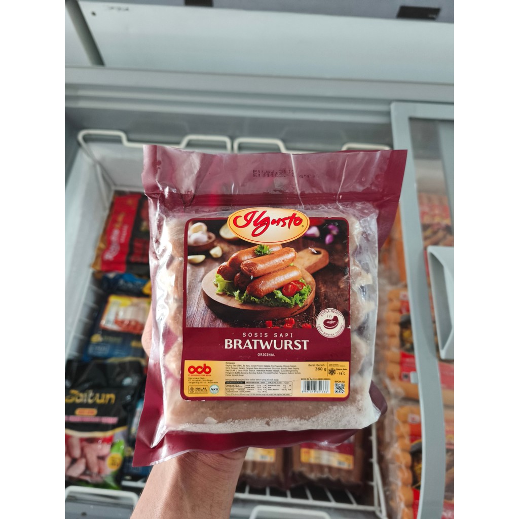 

ILGUSTO SOSIS SAPI BRATWURST ORIGINAL 360G