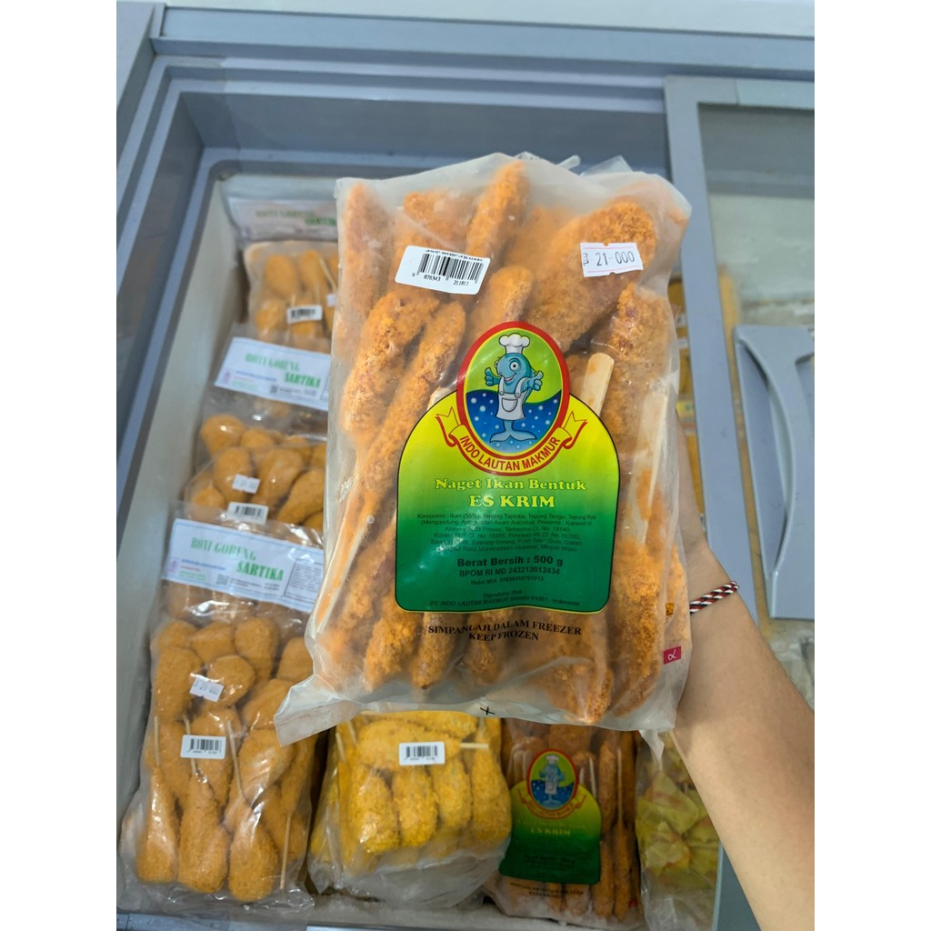 

ILM NAGET IKAN BENTUK ES KRIM 500G