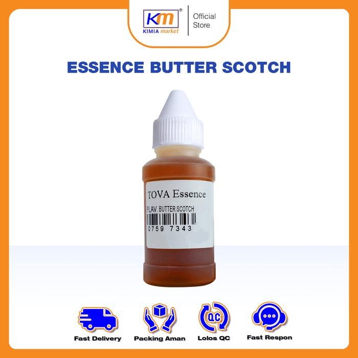

SIAPKIRIM Essence Makanan/Minuman TOVA flavor Butterscotch 50ml READY STOCK