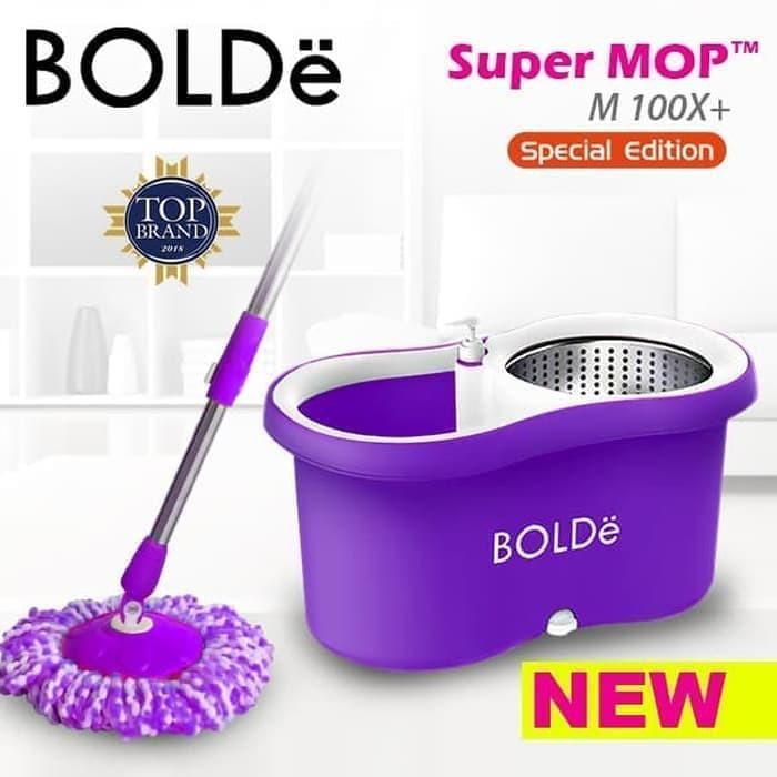 Super Mop M 100X+ Ungu - Bolde
