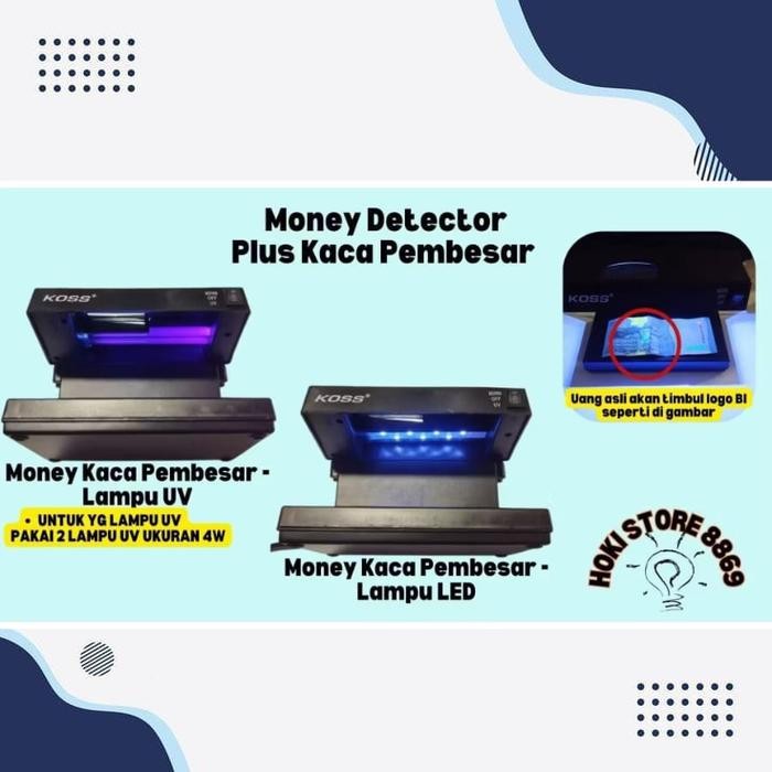 Money Detector Alat Pendeteksi Uang / Money Detector Deteksi Uang