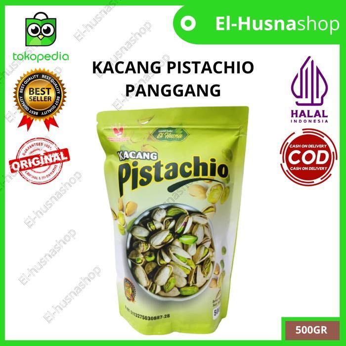 

Kacang Pistachio Panggang 500Gram Oleh Oleh Haji Umroh Original