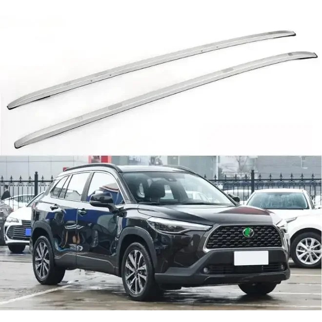 New New！ For Toyota Corolla Cross 2021 2022 2023 Aluminum Alloy Roof Rack Rails Bar Luggage Carrier 