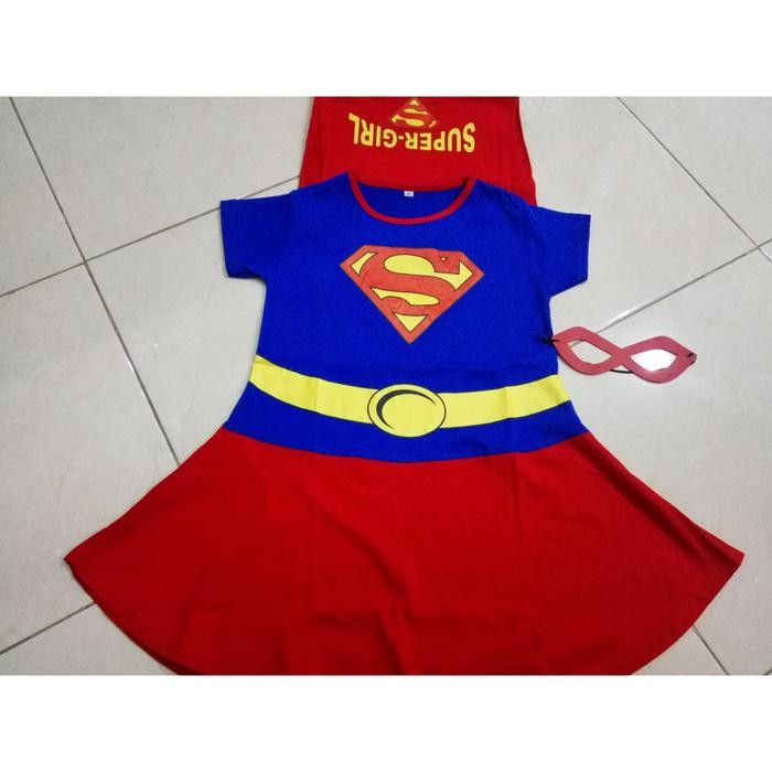 xie Kostum Anak Supergirl