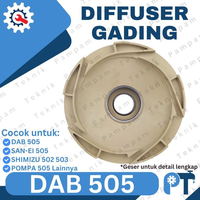 Diffuser Dab 505 / Deffuser jet pump 500 Tutup kipas impeller jetpump