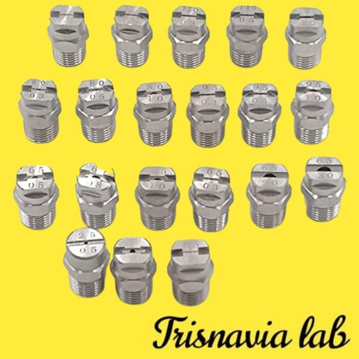 Nozzle V jet Stainless 1/4 6510