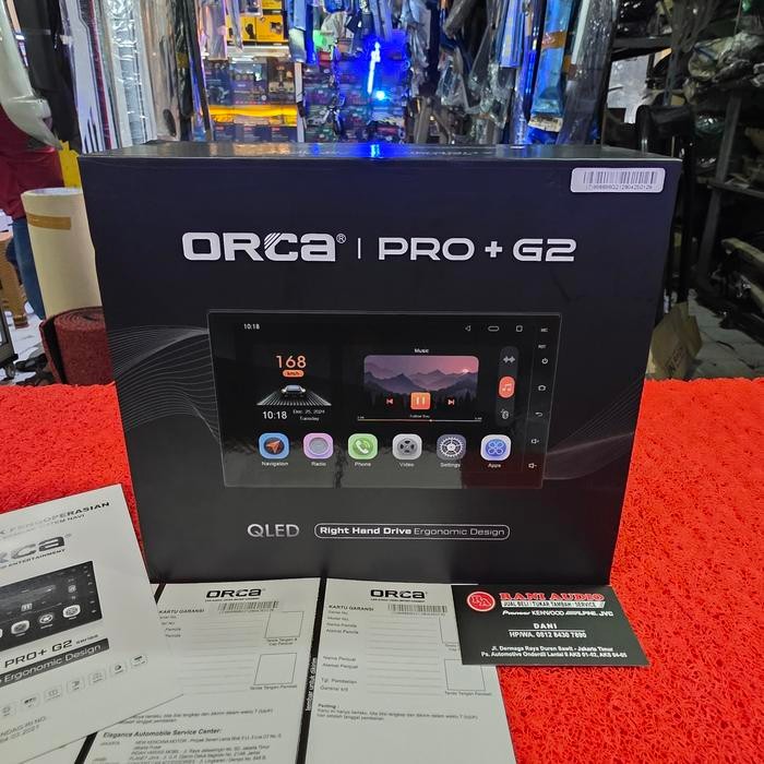 Head Unit Android ORCA QLED PRO+ G2 SERIES ADR-9988 RAM 4GB/64GB 7 in