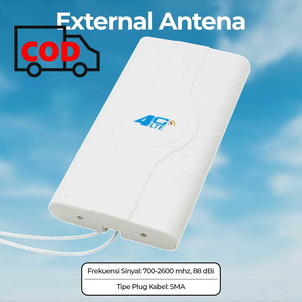 Antena Eksternal 4G Modem Penguat Sinyal Wifi Outdoor Portable Dual SMA Jarak Jauh Untuk Router Mifi