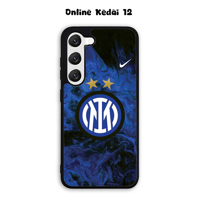 Hybrid Case Casing Samsung Galaxy S25 S24 S23 S22 S21 S20 FE Edge Plus Ultra Inter Milan S2339