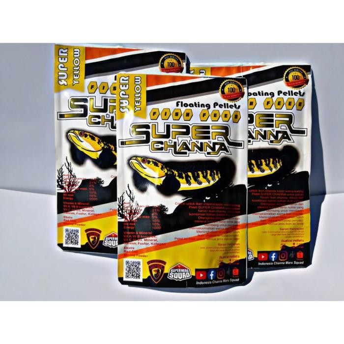 (Expert) pelet YELLOW SUPER CHANNA untuk ikan chana maru