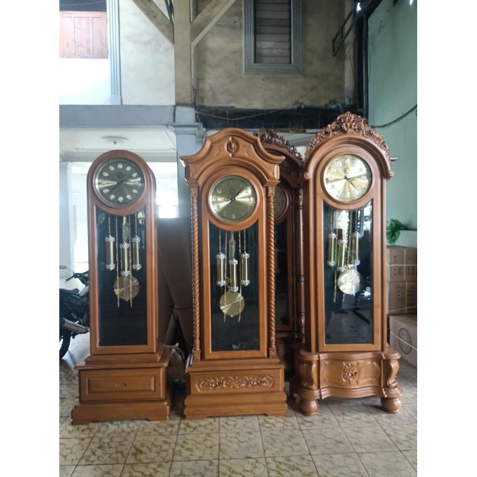 lemari jam hias minimalis ukir almari jam hias kayu jati jepara - jam DUDUK jati ukir jepara *