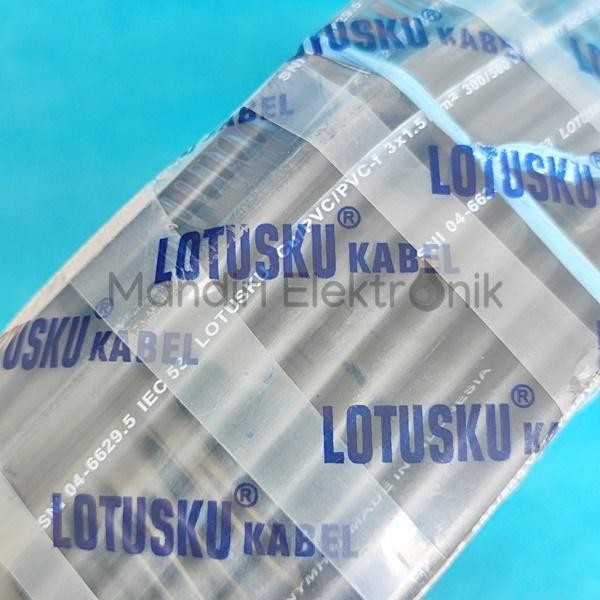 (Allthebest) (Roll) Kabel Listrik Serabut isi 3 x 1.5mm Lotusku - Kabel