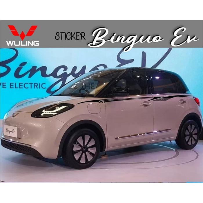 STICKER WULING BINGUO EV STICKER MOBIL LISTRIK