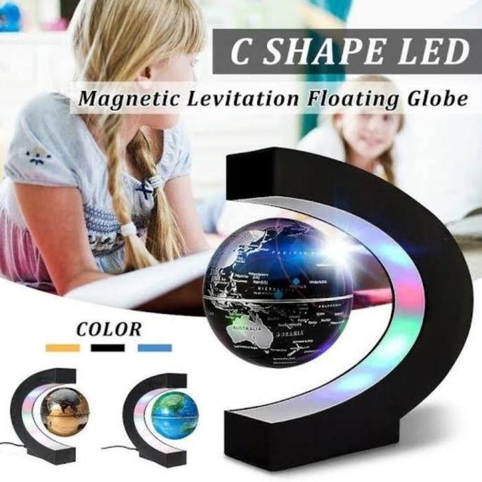 

Ready- Floating Globe Earth Bola Dunia Melayang Magnetic Dekorasi Rumah - Map