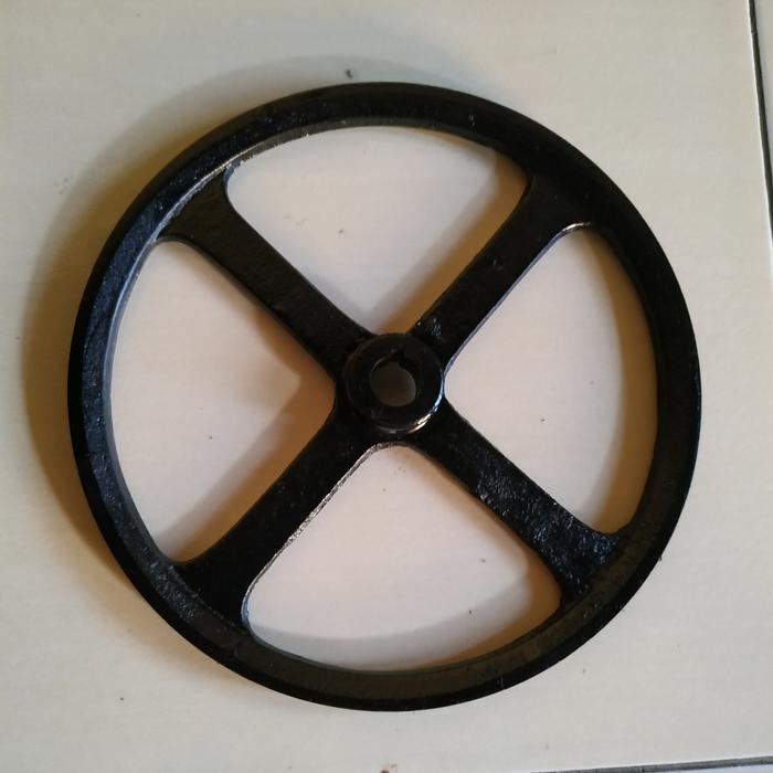 PULLEY PULI PULLY B1 - 12 INCH AS 28 MM PULLY BESI COR