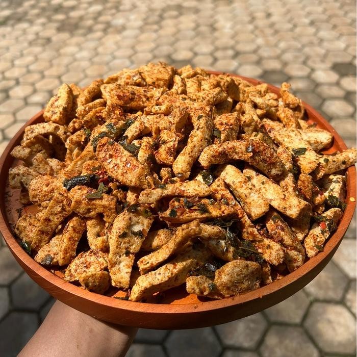 

New Basreng pedas daun jeruk 250gr food snacks goreng keripik dena