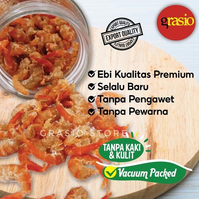 

New Ebi udang kering merah tanpa kulit Grade A 250 gr