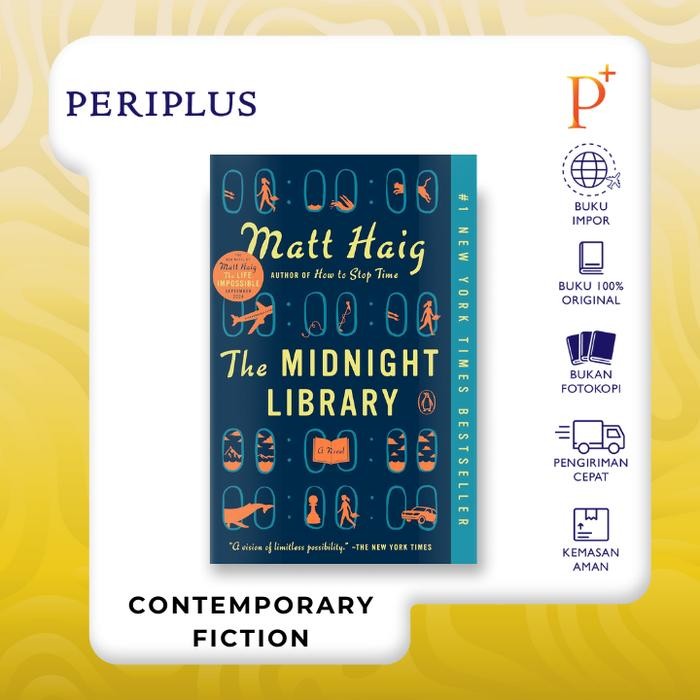 

Terlaris- Matt Haig- Midnight Library Us - 9780525559498