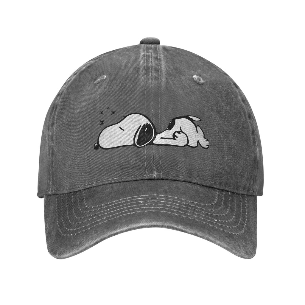 Men Women Snoopy Sleep Peanuts Cap Headwear Baseball Cap Casual Snapback Hat Adjustable
