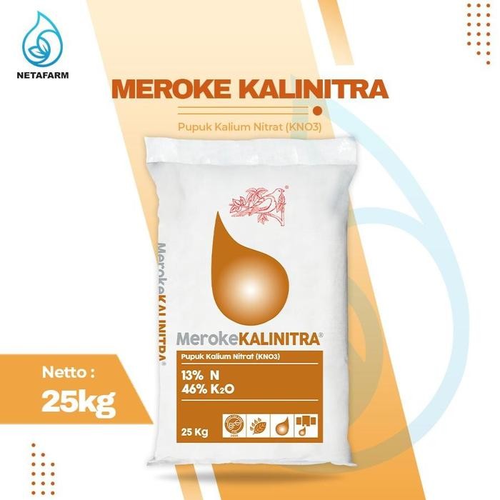 Pupuk Meroke Kalinitra kemasan pabrik karung 25 kg