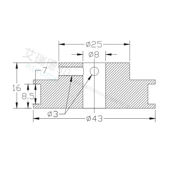 [Expert] Gt2 Pulley 60 tooth bore 8mm