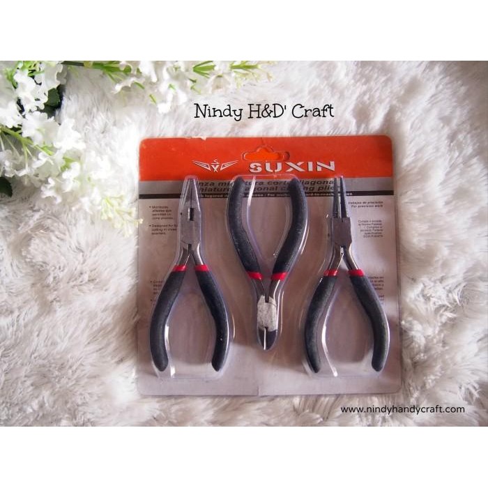 [Expert] Tangset Isi 3 - Tang Set Craft - Tang Potong - Tang Cucut - Tang