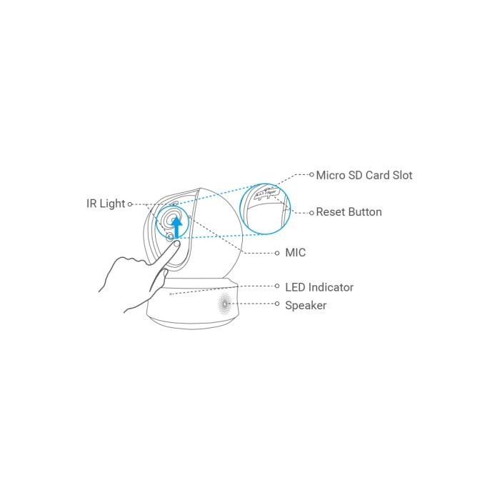 [Expert] IP Camera CCTV Wifi EZVIZ C6CN 1080p HD Support RJ45 LAN GARANSI RESMI