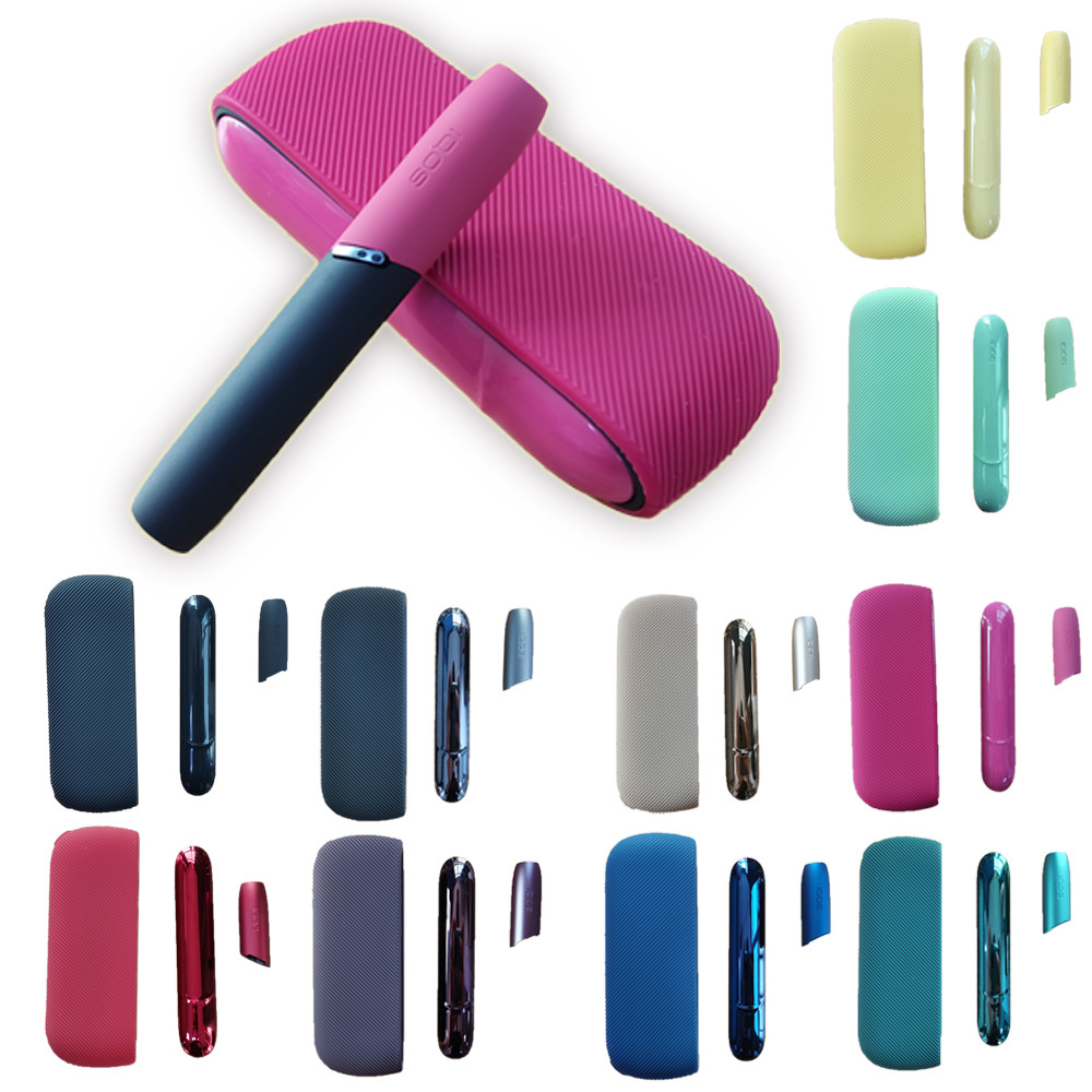 3in1 Case + door for icos 3 Duo Cap Magnetic PC Side Cover for IQOS 3