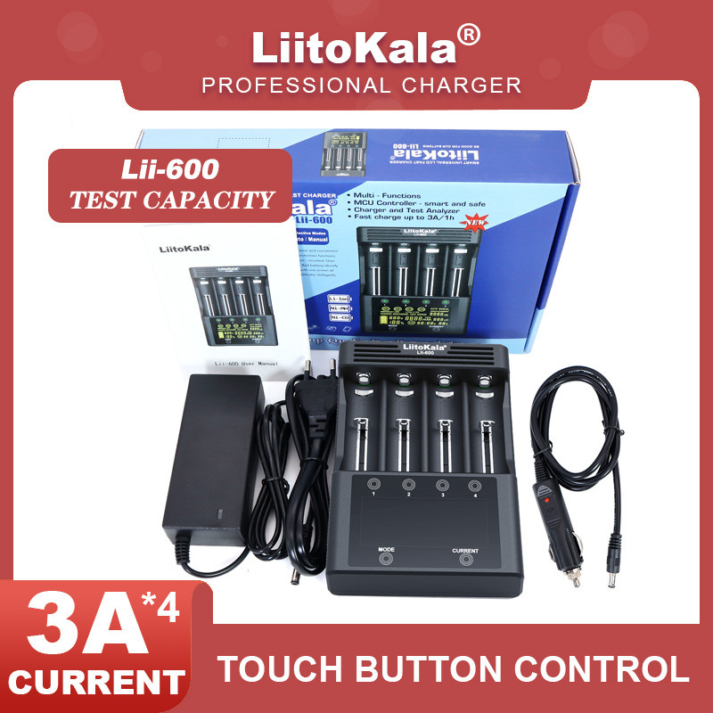Liitokala Lii-600 Lii-500 Lii-PD4 Lii-500S 3.7V 18650 18350 18500