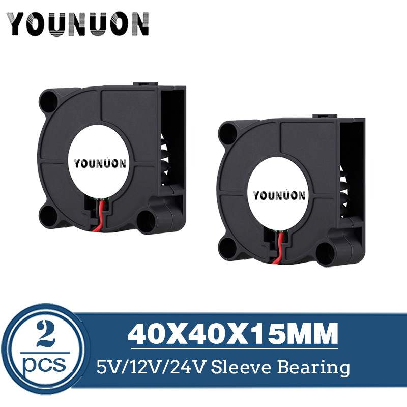 Kipas Turbo Blower 40Mm DC 5V/12V/24V 40X40X15Mm Kipas Pendingin