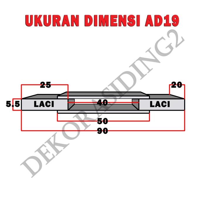 Rak Ambalan Dinding Minimalis Laci - Ad19 / Rak Ambalan Laci Gantung