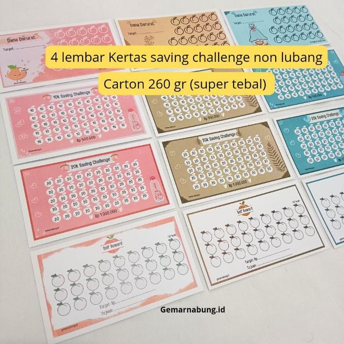

Paket Binder Keuangan Nabung A6 Super Cute Isi 100 Lembar Kode 373