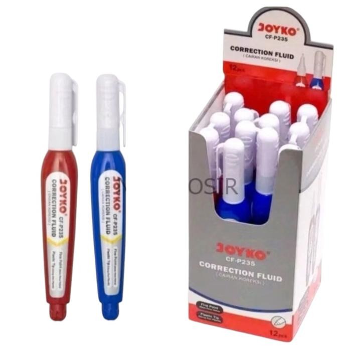 

tip-x cair joyko cf-p235 1pack (12pcs) correction fluid kode 330