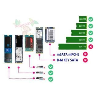 M.2 NVME TO USB TYPE-C ADAPTER 2230 2242 2260 2280 CONVERTER M2 NVME PCIE