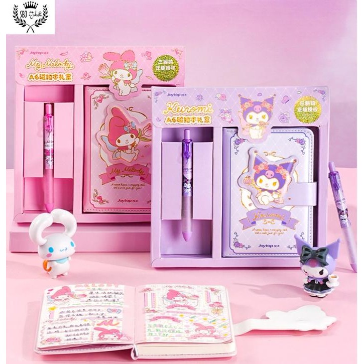 

Terlaris Notebook Diary Gift Set Sanrio Original Licensed Buku Memo Dengan Pen Kuromi Cinnamoroll