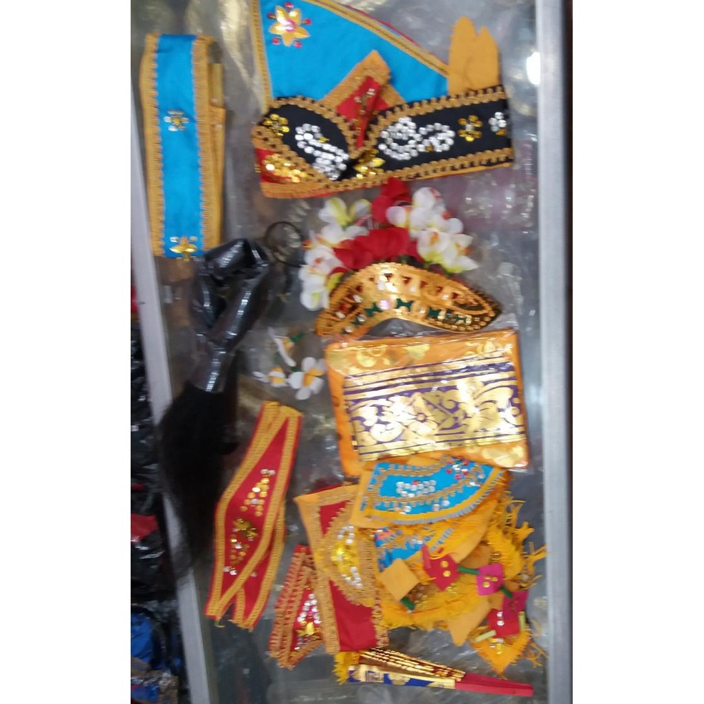 PAKAIAN ADAT BALI PENARI BAJU UNTUK ANAK PEREMPUAN