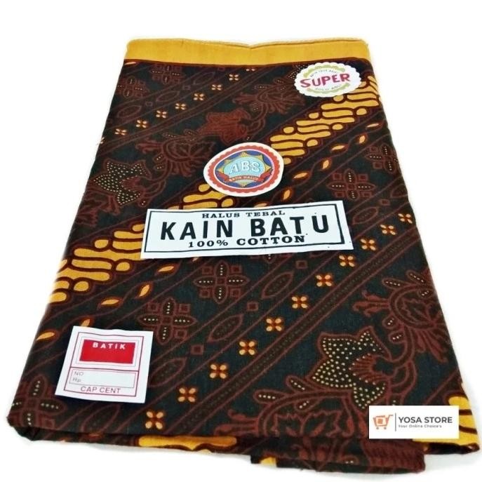 Kain Jarik Batik Solo Asli - Jarik Batik Coklat Halus Super Kain Batu - Kain Gendongan Jarik Batik