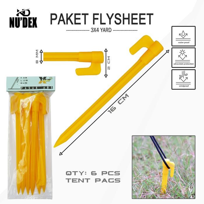 paketan flysheet 3x4 incude tiang pasak tali paket lengkap flysheet wp