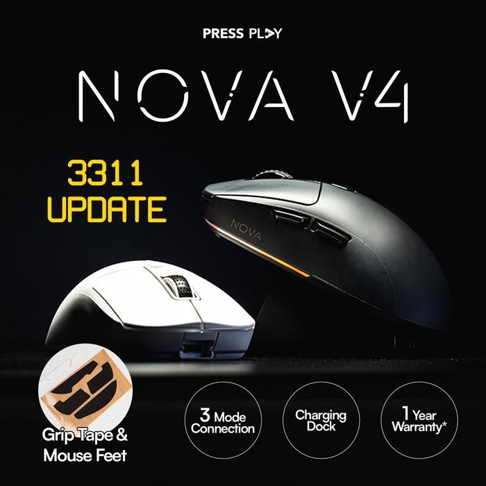 [Expert] NOVA V4 Lightweight Wireless Gaming Mouse
