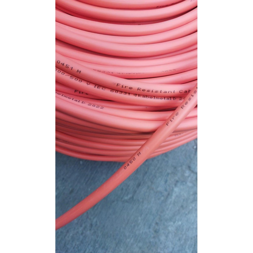 (Expert) KABEL FRC (Fire Resistant Cable) 2x1.5mm 2X1,5mm Potongan