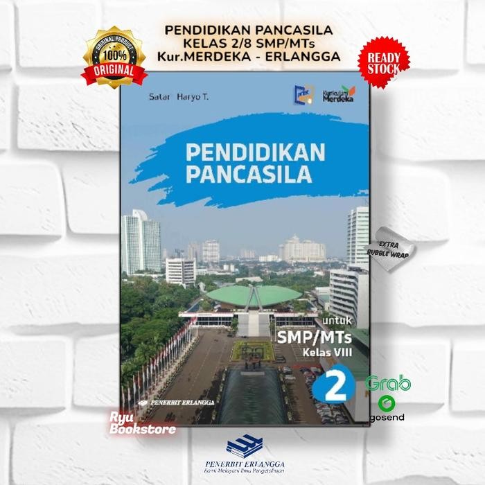 

Ready Original Pendidikan Pancasila Kls 2/8 SMP/MTs Kur.Merdeka - Erlangga