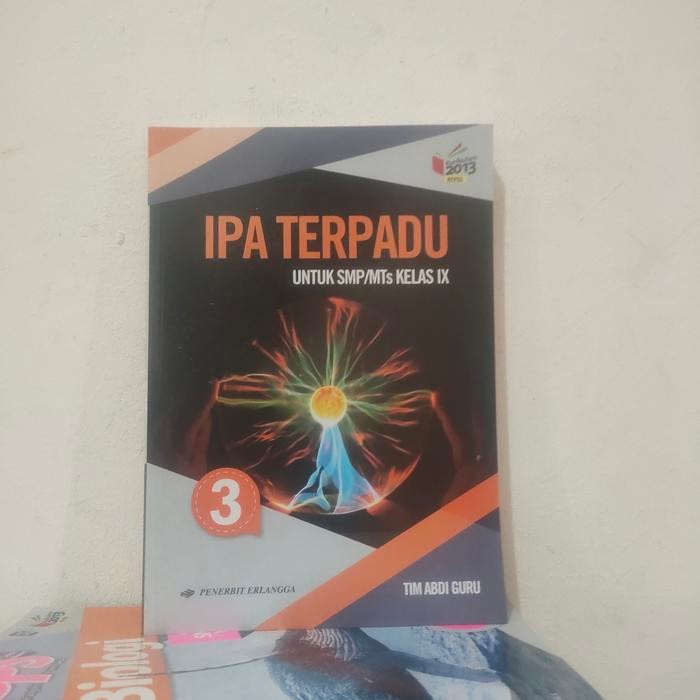 

Ready buku baru IPA terpadu kelas 9/IX SMP k13 Erlangga
