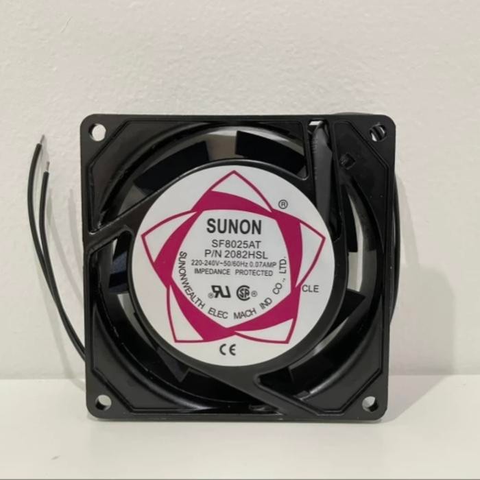 Kipas AC 220V 8x8 cm / Fan AC 220 Volt 8 CM Tebal 2.5 cm Fan AC 220V